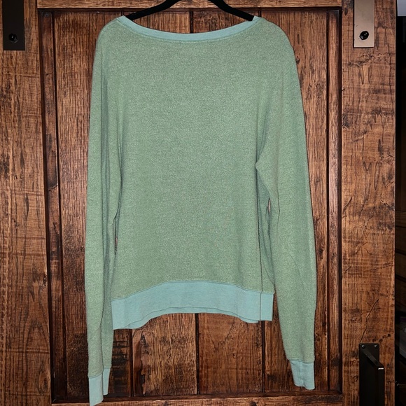 Wildfox I Hate Mondays Baggy Beach Jumper in Green Size Medium - Picture 3 of 4